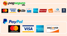Formas de Pagamento PayPal e PagSeguro