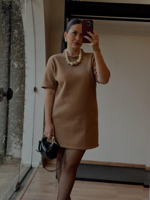 Vestido Luara - Nude