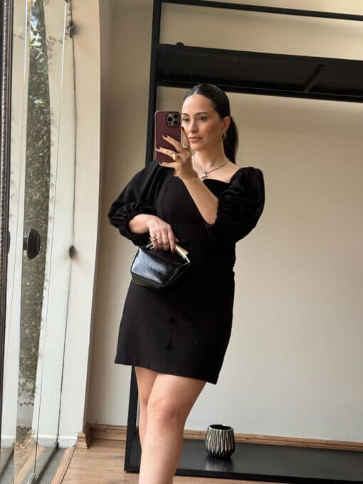 Vestido Cecília- Preto